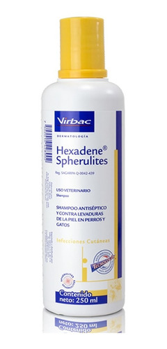 Imagen 1 de 4 de Shampoo Hexadene Spherulites Virbac 