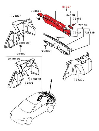 Tapizado Superior De Valija De Lancer 1.6