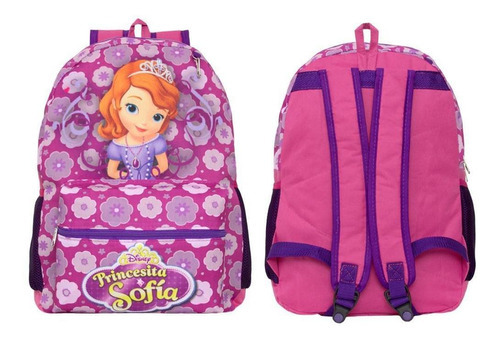 Mochila Feminina Infantil Princesa Sofia Costa Resistente