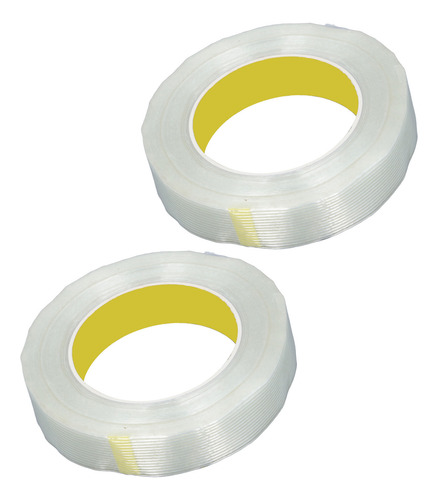 Cinta Autoadhesiva, 2 Rollos De Fibra De Vidrio, 25 Mm De An