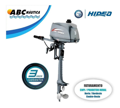 Imagem 16 de 16 de Motor De Popa 3hp Hidea Leia Anúncio