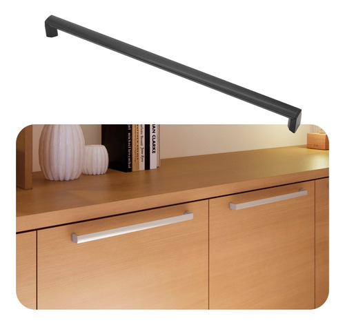 3 Puxador De Gaveta Alça 320mm Escritório Closet Quarto Less