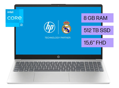 Notebook Hp 15-fd0036la Intel Core I3 8gb Ram 512gb Ssd