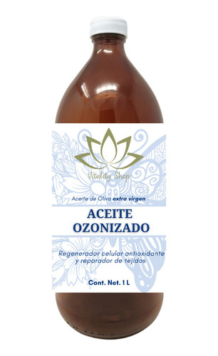 Aceite Ozonizado Antioxidante Elimina Manchas Regenera 1 Lt