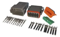 Comprar Conectores Deutsch 12 Pines  Serie Dt Dt06-12s Y Dt04-12p