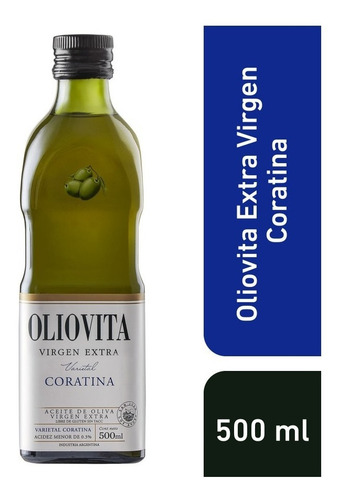 Pack X 4 Aceites De Oliva Oliovita Coratina X 500 Ml