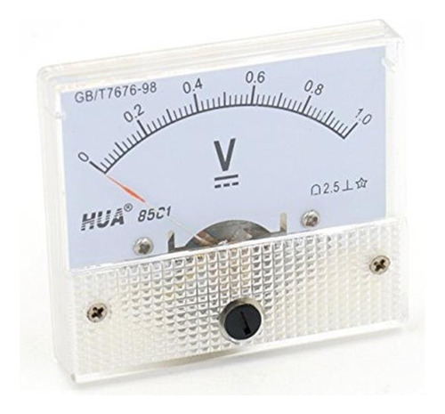 Gauge Baomain Analog Voltímetro 85c1 Dc 0-1v Rectángulo Anal