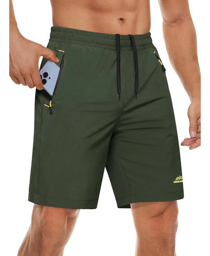 Pantalones Cortos Deportivos Con Bolsillos Para Hombre  Pant