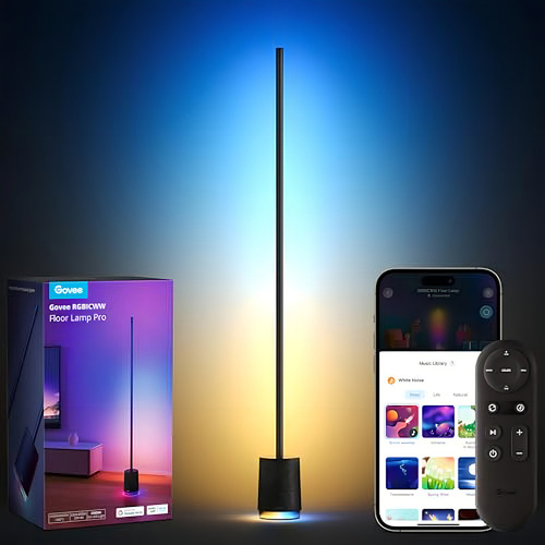 Luminária de chão compatível com Alexa