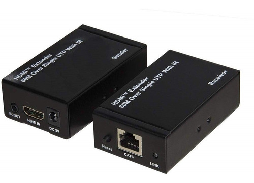 Extender Hdmi 60 Metros Por Utp   Somos Tienda Fisca