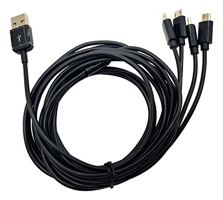Cable Micro Usb Halokny, Cable De Carga 4 En 1, Usb 2.0 A F