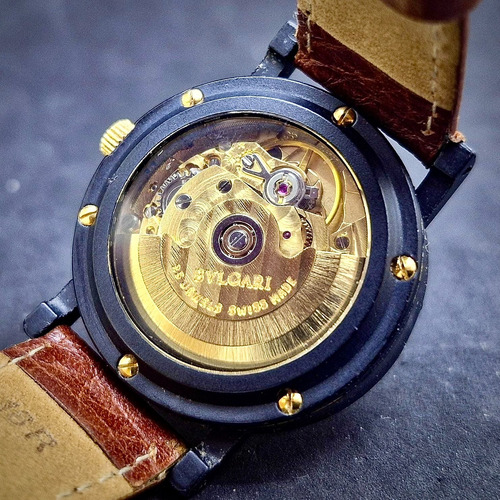 Relógio Bvlgari Carbongold Limited Edition - New York Preto Marrom Preto Preto (Usado)