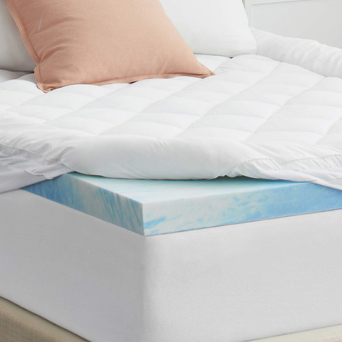 Colchón De 10 Cm Con Gel Y Memory Foam Para Camaindividual