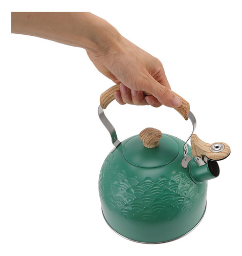 . Tetera Silbadora De Acero Inoxidable Con Capacidad For 2,5