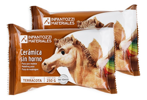 Cerámica Sin Horno Terracota Infantozzi 250 Gr Pasta Modelar