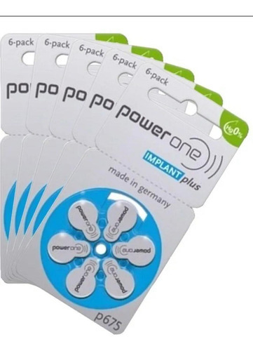 Baterías Powerone Implant Plus P675 - 30 pulgadas