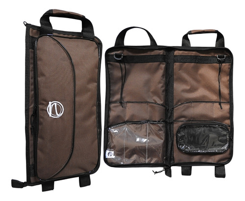 Capa Bag Porta Baqueta - B40-m Nylon - Pronto ENVIO (nbags) Cor Marrom Café