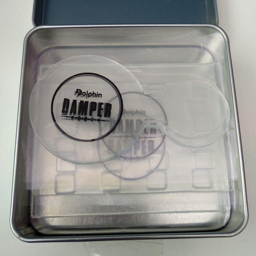 Abafador Dolphin Para Bateria Damper C/4 Unidades Moongel