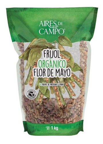 Frijol Flor De Mayo 100% Orgánico Aires De Campo 1kg