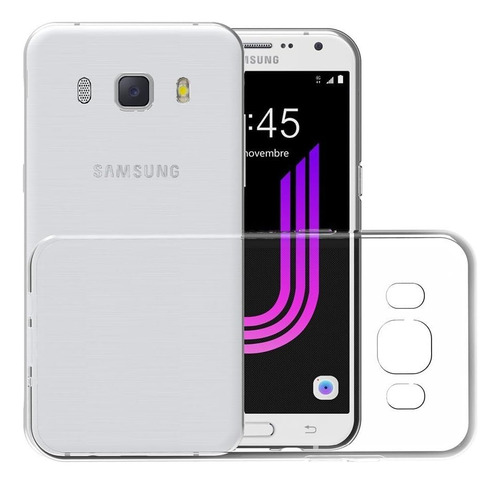 Estuche Transparente Compatible Con Samsung J7 Duo Flexible