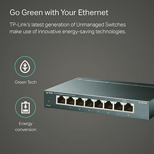 Tp-link Unmanaged Switch Escritorio 8puertos 10/100/1000mbps