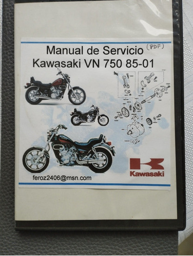 Manual Físico De Mecánica Para Moto Kawasaki Vn 750