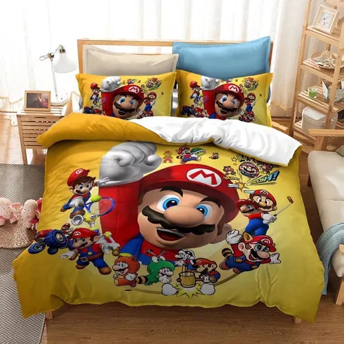 Jogo De Cama Infantil Super Mario Bros