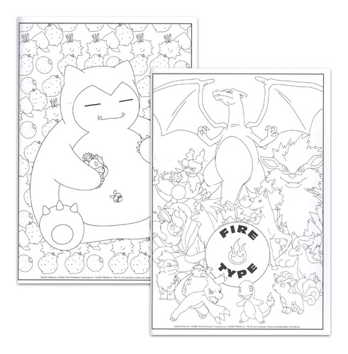 Conjunto De Livros Para Colorir Bendon Pokémon Com Livros E