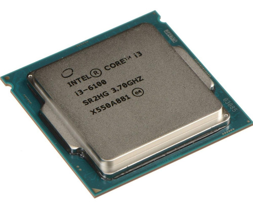 Procesador gamer Intel Core i3-6100 CM8066201927202  de 2 núcleos y  3.7GHz de frecuencia con gráfica integrada