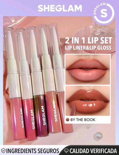 Lápiz Delineador De Labios Y Gloss 2 En 1 Sheglam
