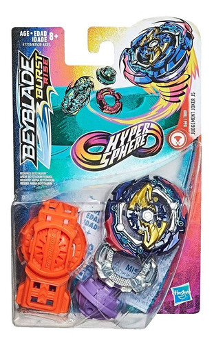 Trompo Lanzador Beyblade Burst Jocker Hasbro E7715 Canalejas Color Azul