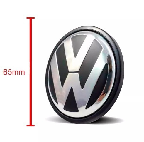 Imagem 2 de 3 de Kit Jogo 4 Calota Miolo Tampa Centro De Roda Vw Amarok Jetta