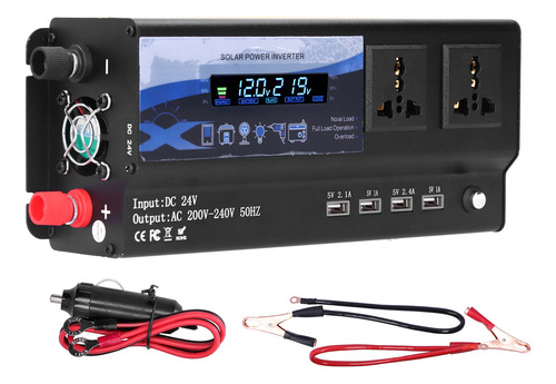 Transformador De Voltaje Para Automóvil, 6000 W, Inversor De