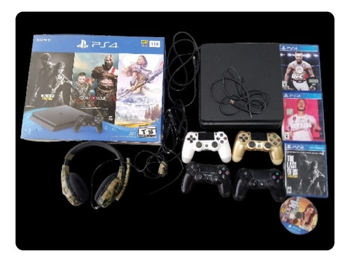 Playstation 4 Slim, Consola De Videojuegos Como Nuevo (Usado)