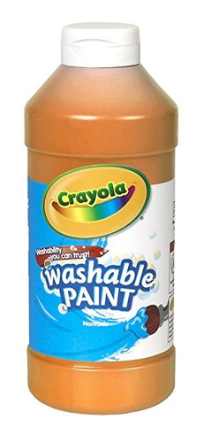 Crayola; La Pintura Lavable, Naranja; Herramientas De Arte; 