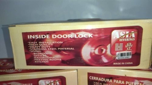 Cerradura De Pomo Para Puertas De Madera