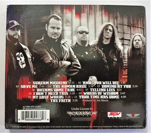 Judas Priest Ripper Owen's Beyond Fear Cd 2006 Casi Como Nue (Usado)