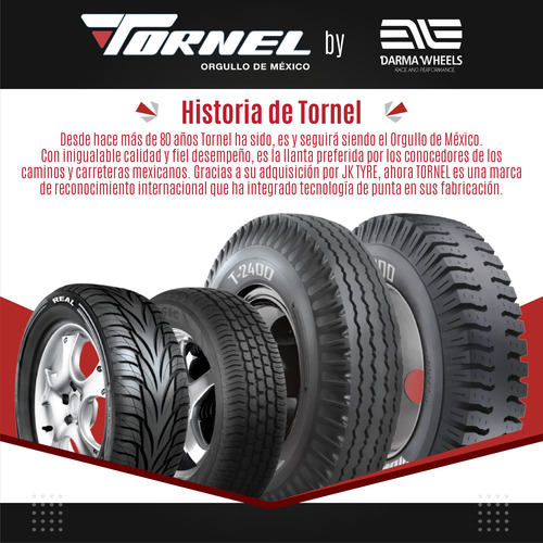 Kit De 2 Llantas Tornel Real P 205/55r16 89 V
