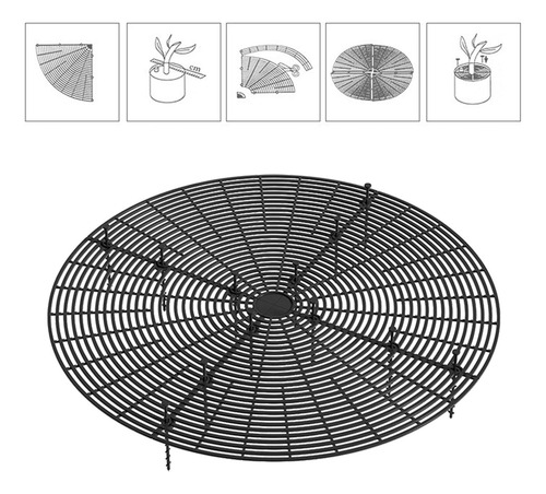 Protector De Flores Para Plantas, Tapón De Negro 52cm