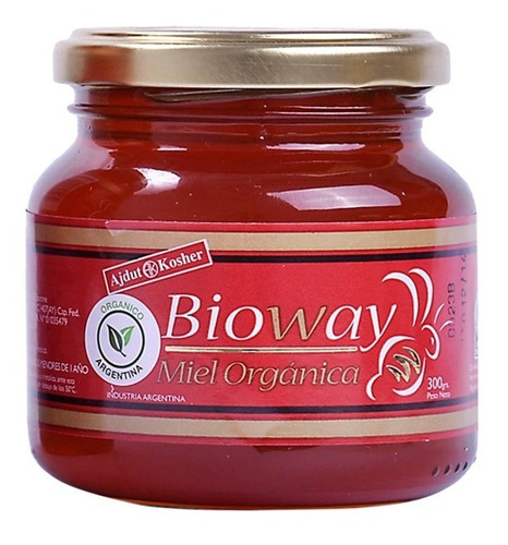 Miel Orgánica Certificada Bioway 300g Kosher 