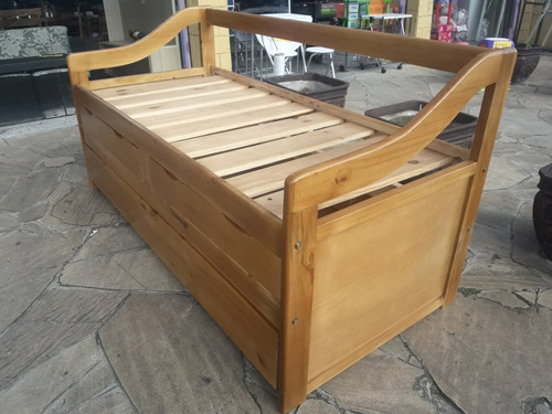 Cama Marinera De 1 Plaza Con Cajones Y Cama Auxiliar