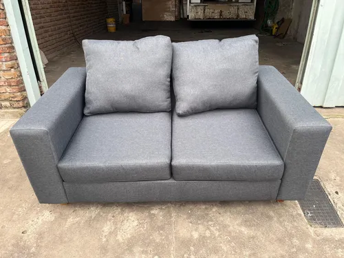 Sillón Living Recto 2 Cuerpos. Olivia- 1.60 X 0.85- Chenille
