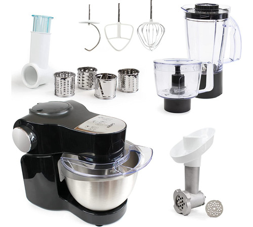 Batidora De Pedestal Multifunción Krups Master Amasa Y Licua
