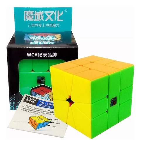 Cubo Rubik 3x3 Square Moyu Meilong - Sq1 Juego Ingenio Color De La Estructura Stickerless