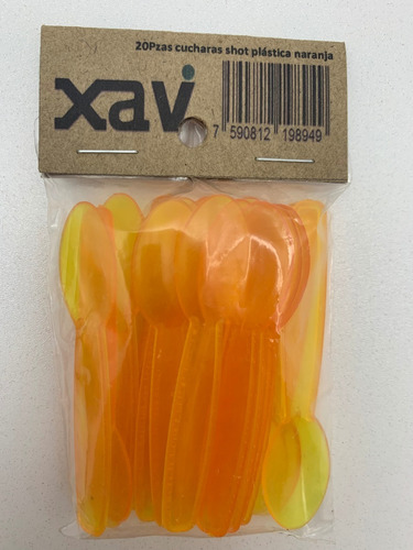Imagen 2 de 3 de 20 Cucharita Cuchara Shot Plastica 0064 0.29 Xaviplas