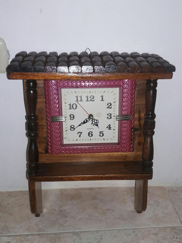 Reloj De Madera Ventana Colonial Por10$