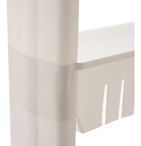 Imagen 3 de 9 de Organizador De Espacios Reducidos Pvc Blanco 4 Pisos Rxl