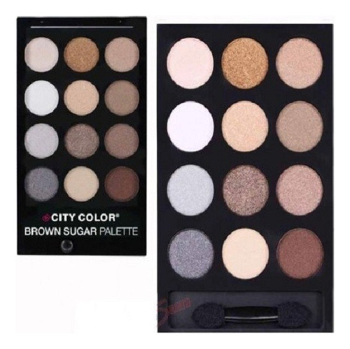 Paleta Sombras City Color Brown Sugar 