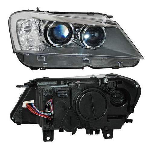 Faro Bmw X3 2011 2012 2013 2014 S/motor Leds Copiloto