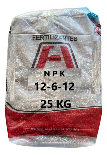 Adubo Fertilizante Npk 12-6-12 Frutas Flores Hortas - 25kg